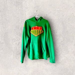 JORDAN ,  GREEN HOODIE
